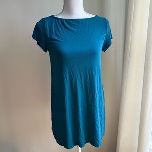 Eileen Fisher Women’s‎ Short Sleeve Blue Tunic Size Small